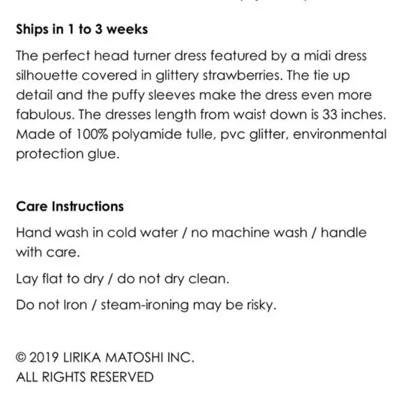 Lirika Matoshi Strawberry Sparkle Viral Tulle Dress - Picture 3 of 8